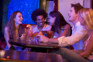 Nightlife with friends