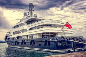 Superyacht for sale.