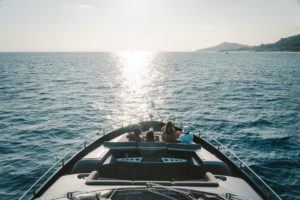 An 80 ft luxury yacht by Sunseeker