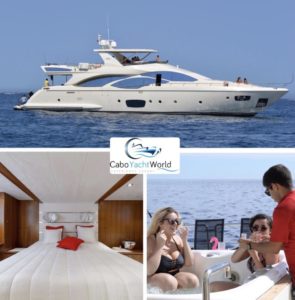 A crewed yacht charter in Cabo