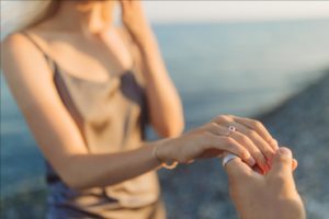 A beach proposal