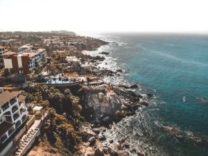 Aerial view of Cabo San Lucas