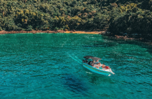 People enjoying on a boat
