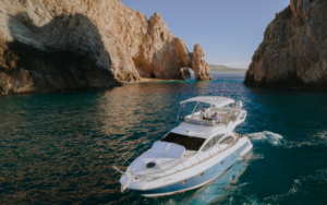 Azimut Flybridge Yacht.